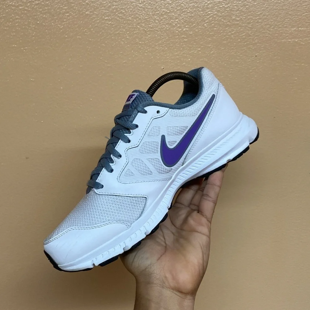Nike Downshifter 6 White Purple Grey